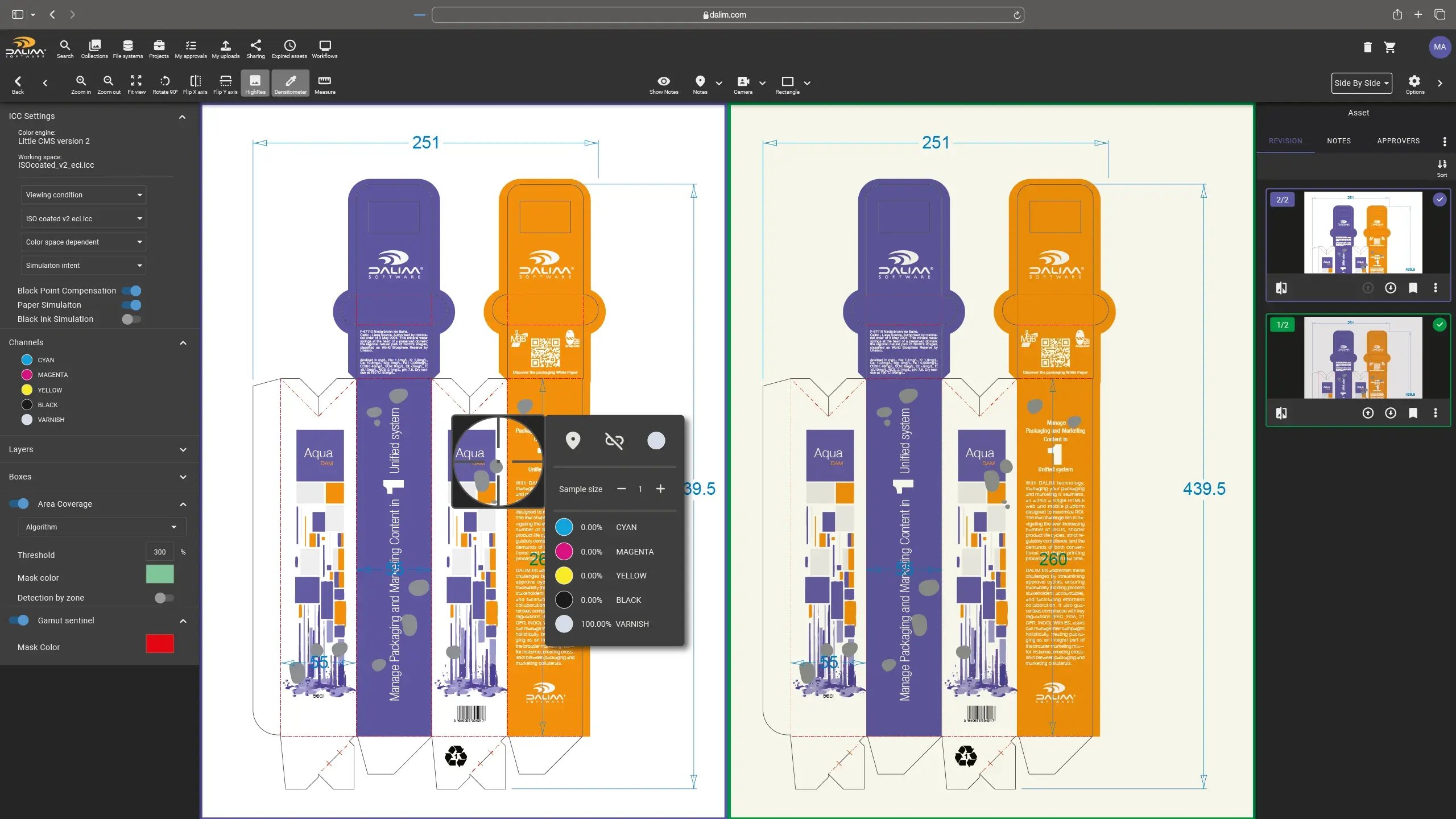 ES FUSION - Color Accuracy