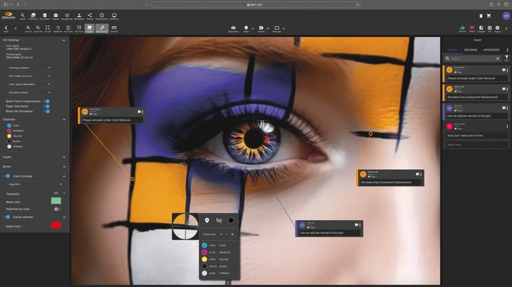 ES FUSION UI - Color Accuracy 01