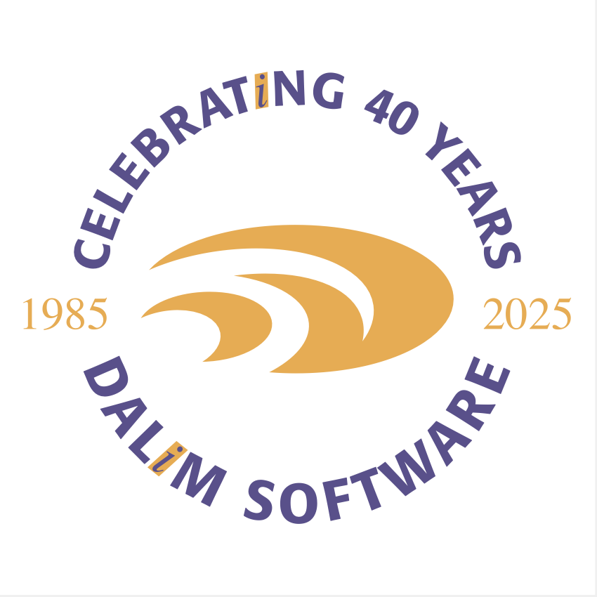 DALIM SOFTWARE 40th logo